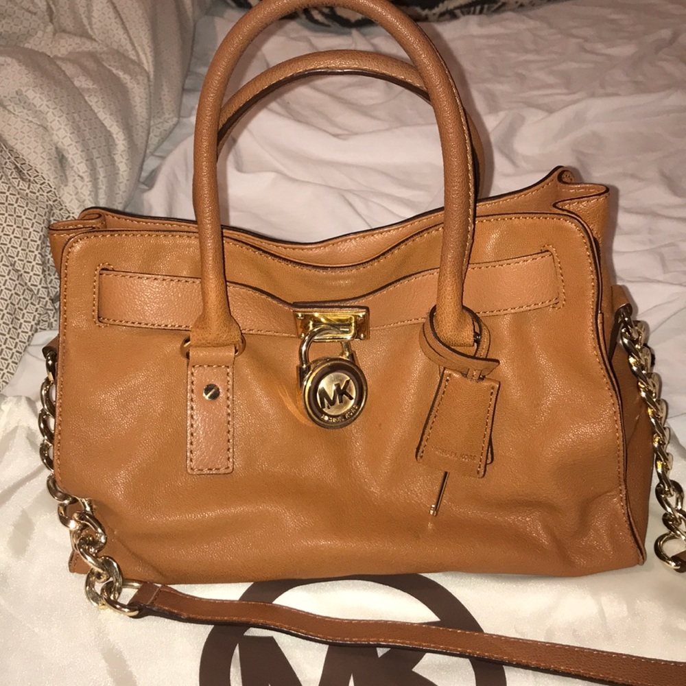 Michael Kors Hamilton leather bag